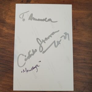 Castulo Guerra Star Trek Hand Signed 4x6 Photo Autograph